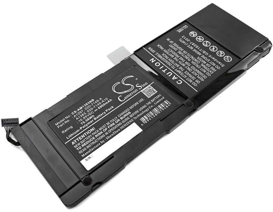 10.95VV 6900mAh/75.56Wh Li-Polymer Notebook/Laptop Battery for Apple