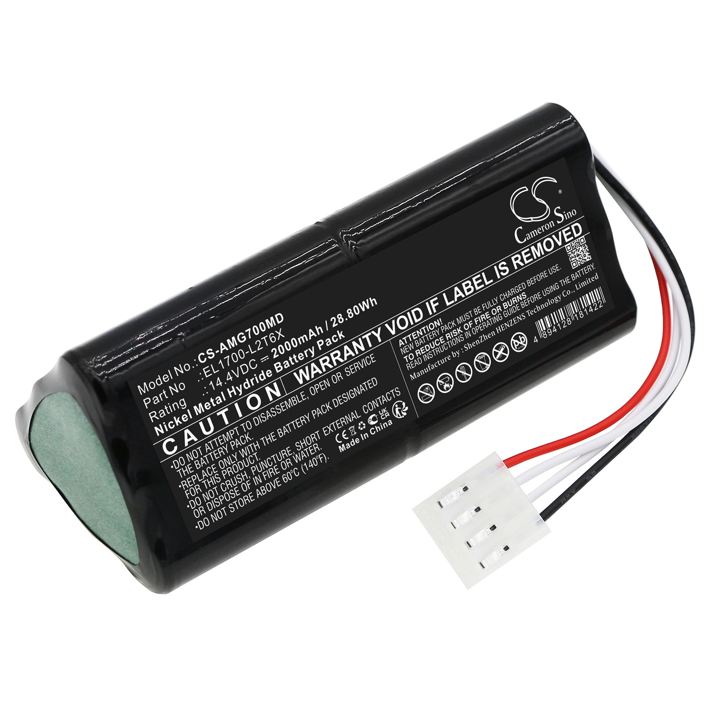 CS-AMG700MD Replacement Battery – Compatible with EL1700-L2T6X, GoLift 700