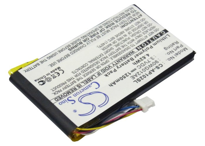 3.7V 1250mAh Li-Polymer GPS/Navigator Battery for Asus