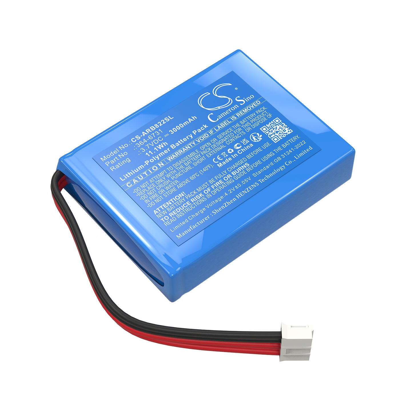 CS-ARB822SL Replacement Battery – Compatible with 364-6731, 3BSC760019E1, AB12G, SB822