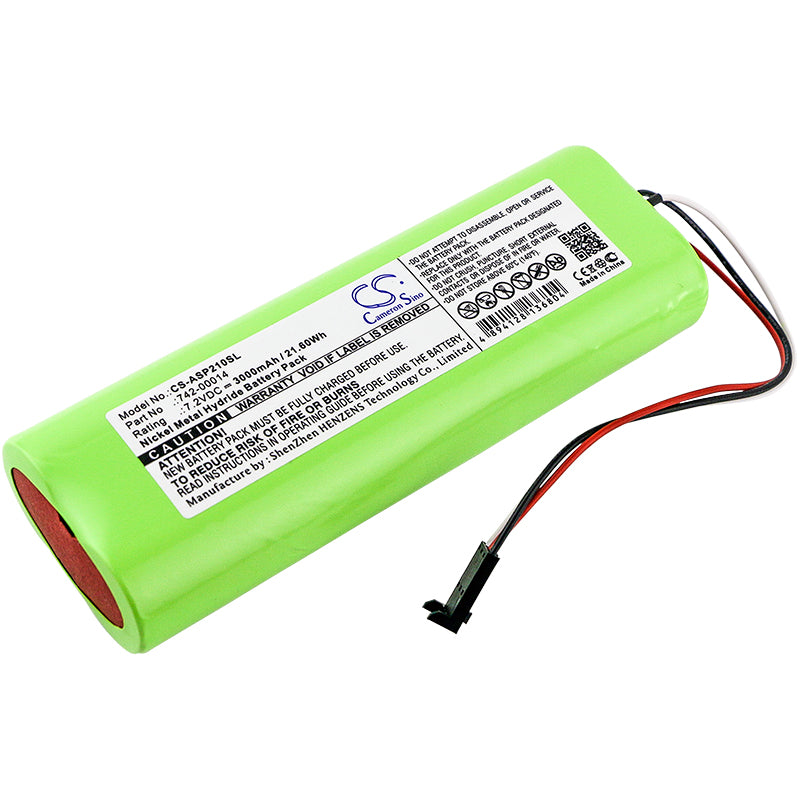 7.2V 3000mAh/21.60Wh Ni-MH Equipment/Survey Battery for Applied Instruments