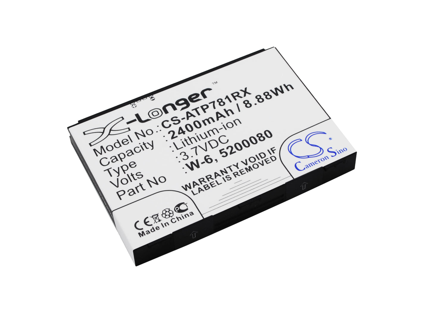 3.7V 2400mAh/8.88Wh Li-ion Hotspot Battery for Netgear