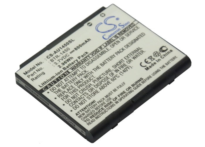 3.7V 800mAh/2.96Wh Li-ion Mobile/SmartPhone Battery for Audiovox