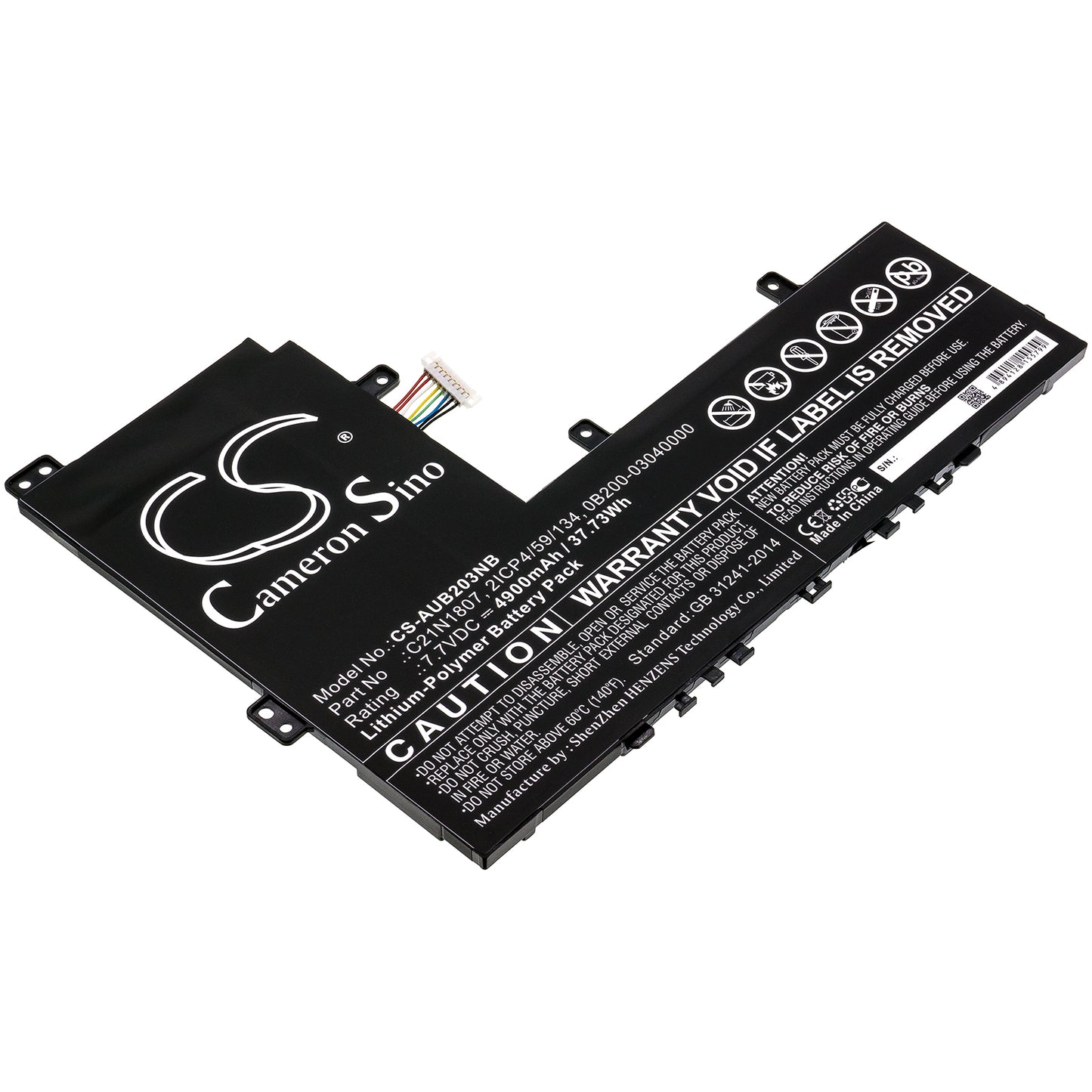 CS-AUB203NB Replacement Battery – Compatible with C223NA, C223NA-1A, C223NA-1B, ChromeBook C223NA, ChromeBook C223NA-DH02, ChromeBook C223NA-GJ0002, ChromeBook C223NA-GJ0006, ChromeBook C223NA-GJ0007, ChromeBook C223NA-GJ0014, ChromeBook C223NA-GJ0025, ChromeBook C223NA-GJ0029, ChromeBook C223NA-GJ0044, CHROMEBOOK C223NA-GJ0049, E203MAH-FD004T, E203MAH-FD005T, E203MAH-FD006, E203MAH-FD011, E203MAH-FD011T, E203MAH-FD012T, E203MAH-FD013T, E203MAH-FD015, E203MAH-FD016T, E203MAH-FD411T,