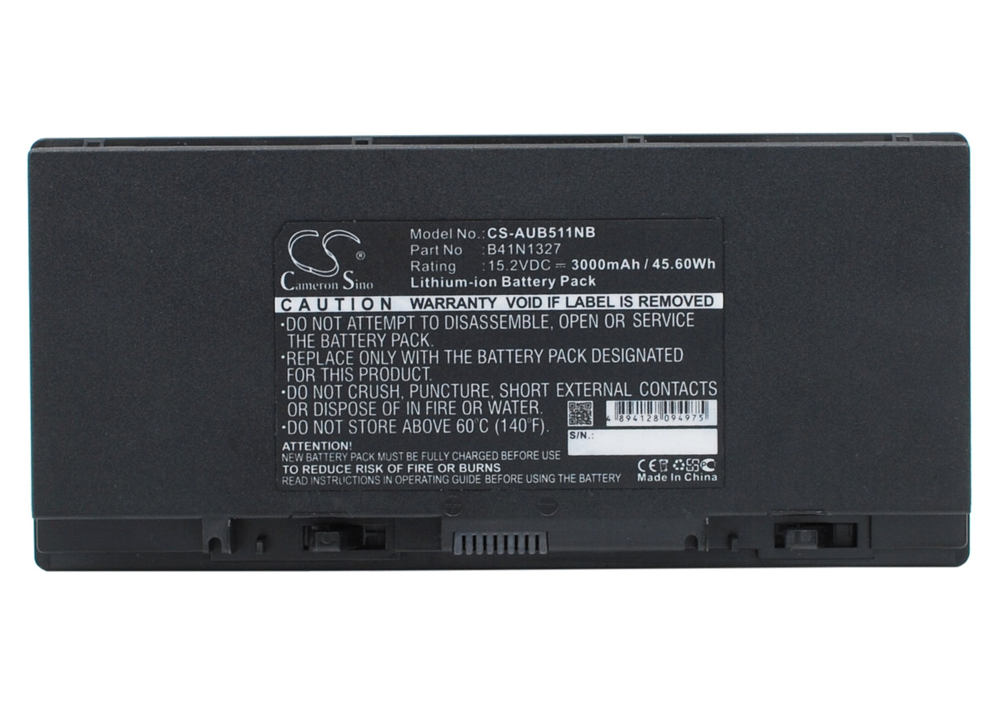 15.2V 3000mAh/45.60Wh Li-ion Notebook/Laptop Battery for Asus