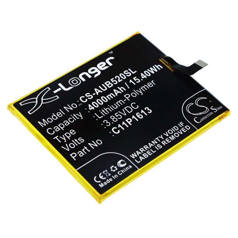CS-AUB520SL Replacement Battery – Compatible with 4 Selfie Lite Dual SIM LTE, ZB520KL, ZenFone 4 Selfie Lite