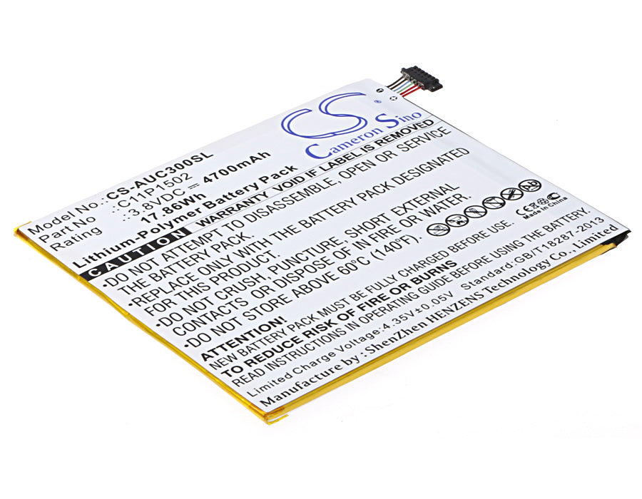 3.8V 4700mAh/17.86Wh Li-Polymer Tablet Battery for Asus