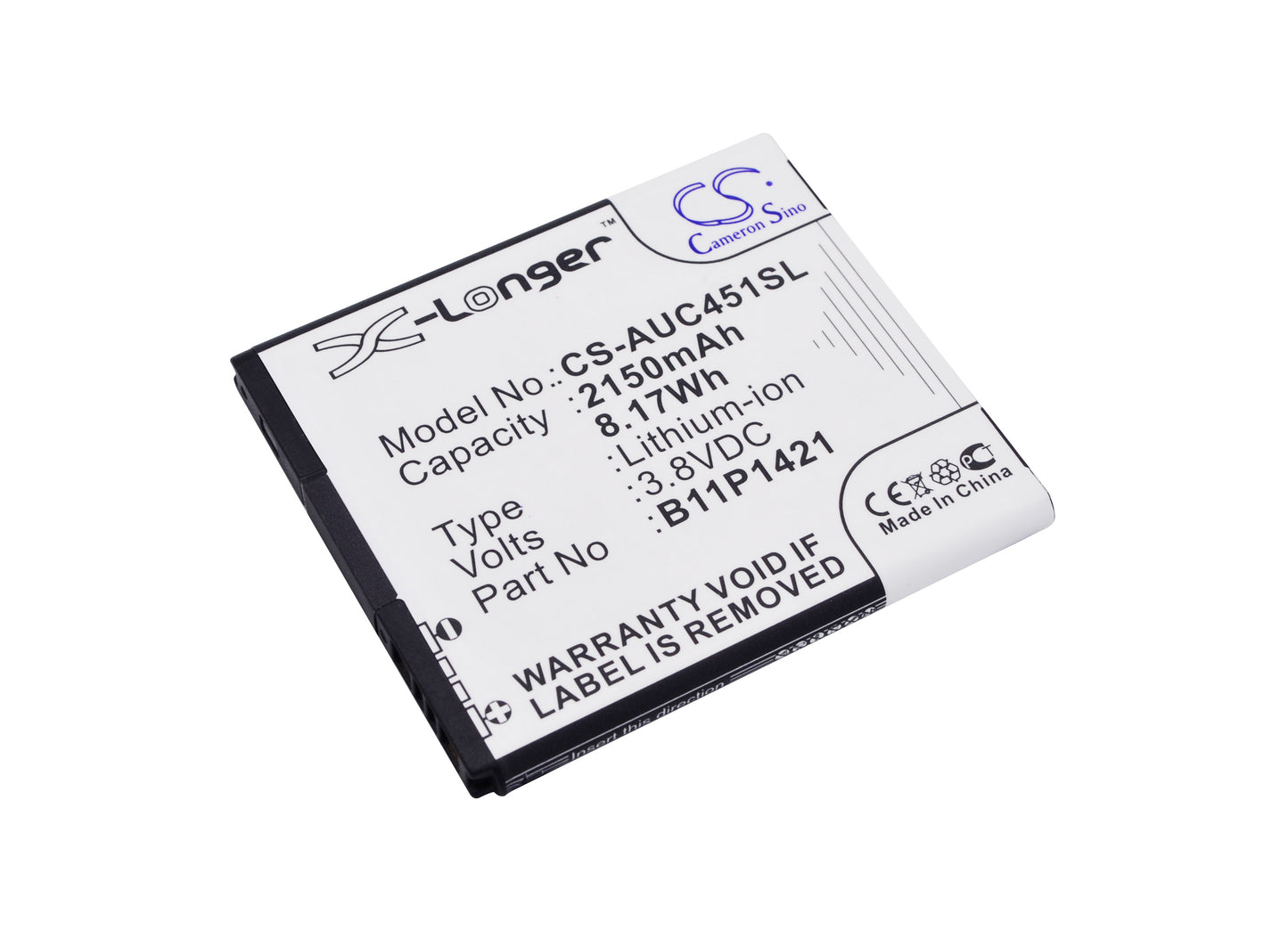 3.8V 2150mAh/8.17Wh Li-ion Mobile/SmartPhone Battery for Asus