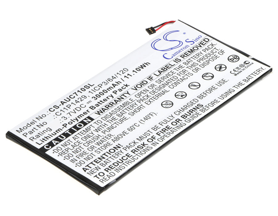 3.7V 3000mAh/11.10Wh Li-Polymer Tablet Battery for Asus