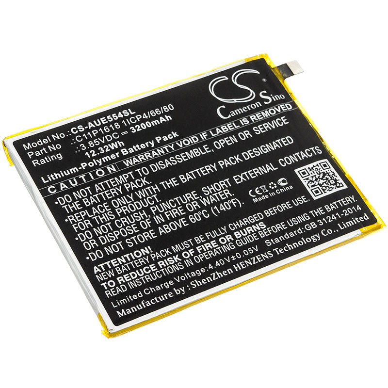 3.85V 3200mAh/12.32Wh Li-Polymer Mobile/SmartPhone Battery for Asus