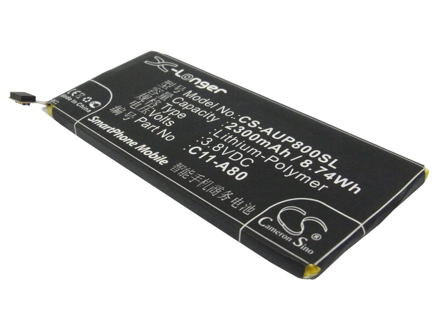 3.8V 2300mAh/8.74Wh Li-Polymer Mobile/SmartPhone Battery for Asus