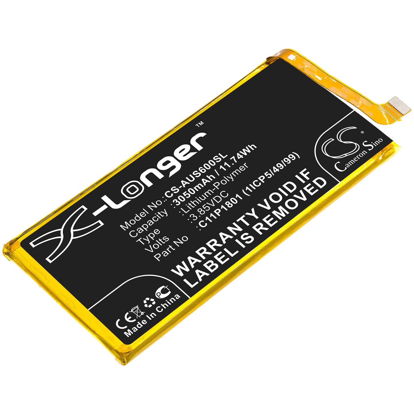 CS-AUS600SL Replacement Battery – Compatible with ROG Phone, ZS600KL