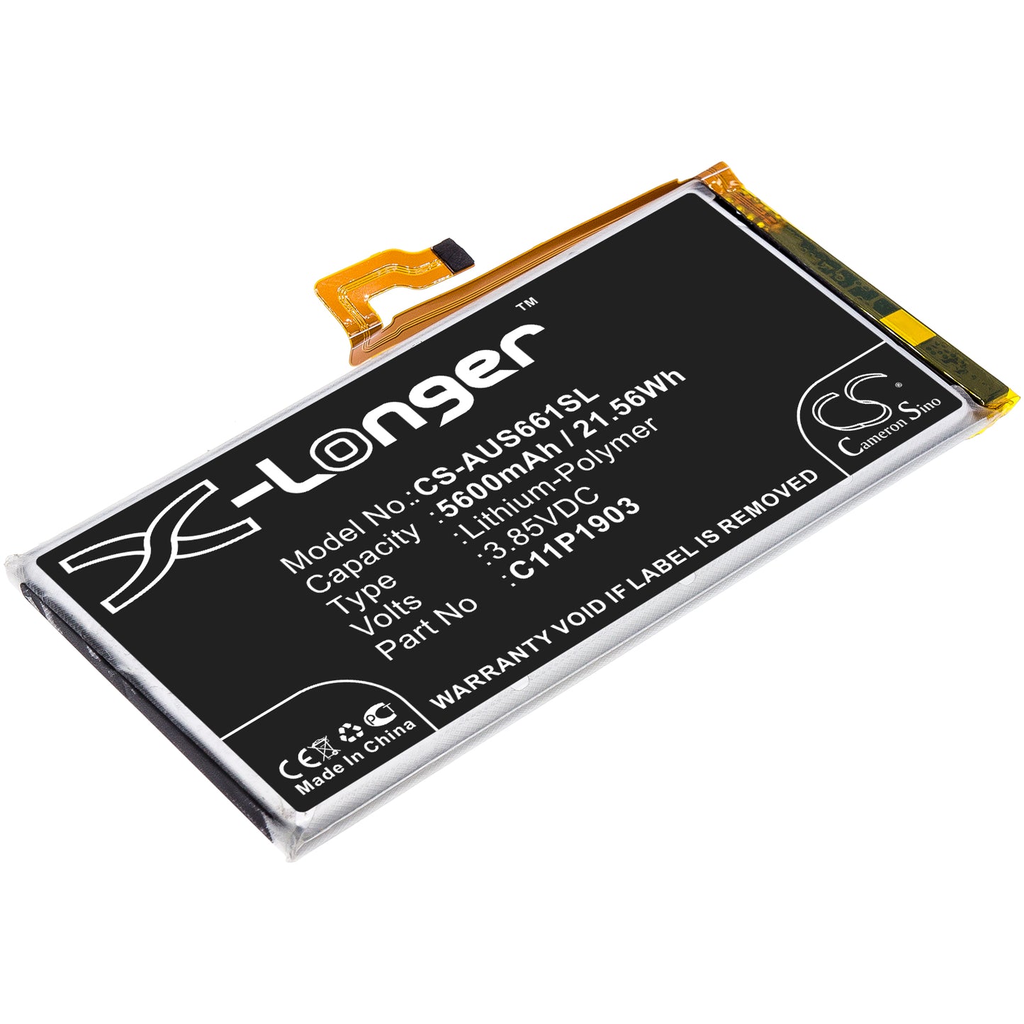 CS-AUS661SL Replacement Battery – Compatible with ROG Phone 3, ROG Phone III, ZS661KS