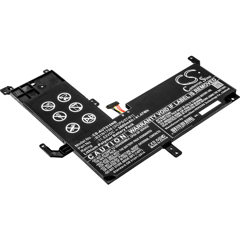 11.52V 3600mAh/41.47Wh Li-Polymer Notebook/Laptop Battery for Asus