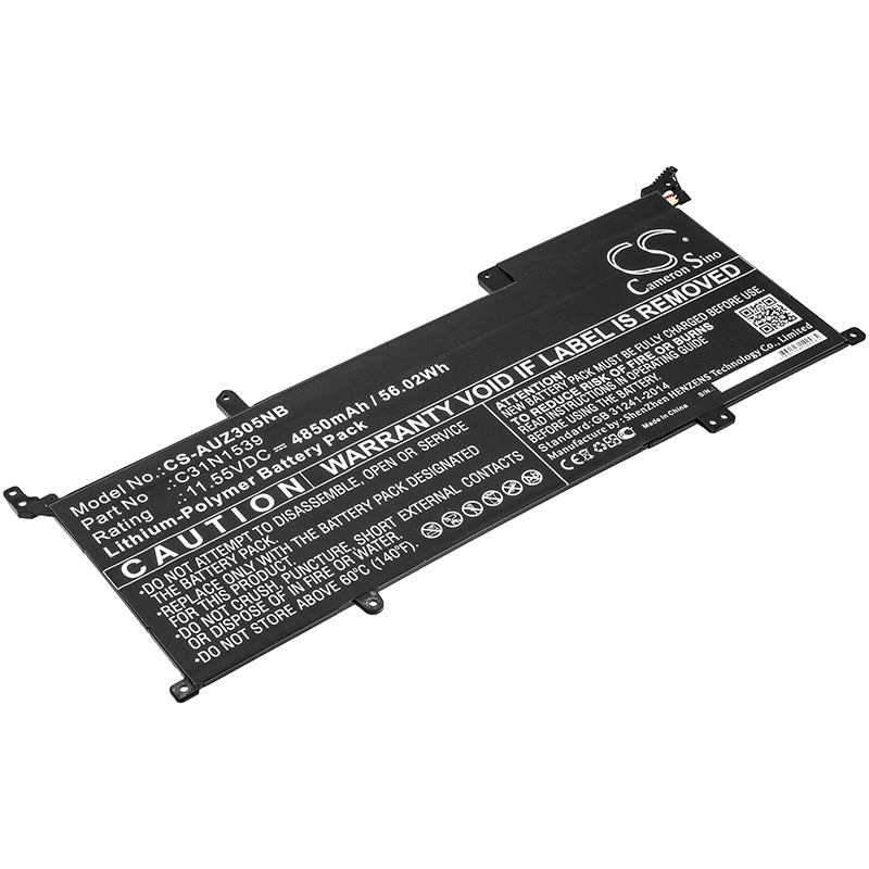 11.55V 4850mAh/56.02Wh Li-Polymer Notebook/Laptop Battery for Asus