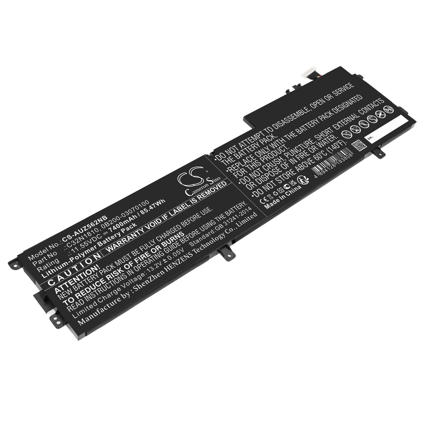 CS-AUZ562NB Replacement Battery – Compatible with ZenBook Flip 15 UX562, ZenBook Flip 15 UX562FD, ZenBook Flip 15 UX562FD-2G, ZenBook Flip 15 UX562FN