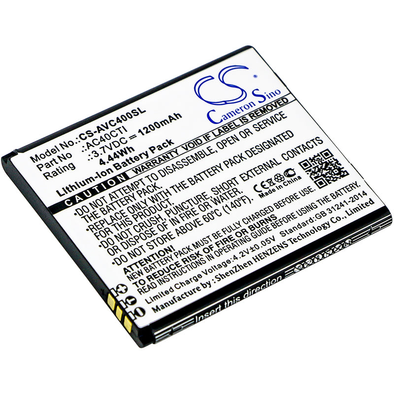 3.7V 1200mAh/4.44Wh Li-ion Mobile/SmartPhone Battery for Archos