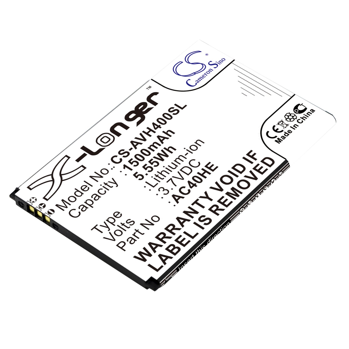 3.7V 1500mAh/5.55Wh Li-ion Mobile/SmartPhone Battery for Archos