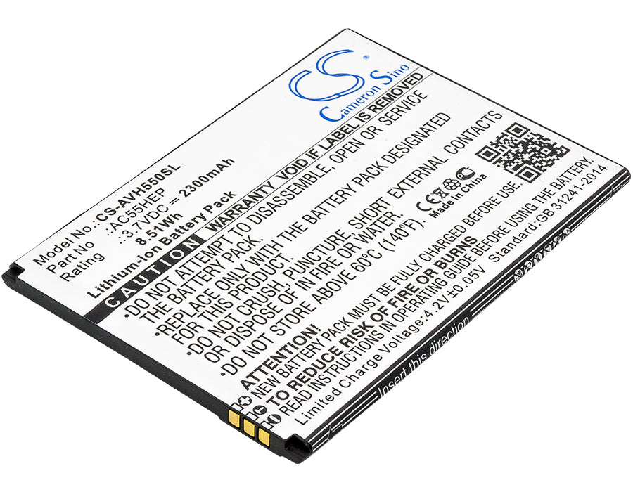 3.7V 2300mAh/8.51Wh Li-ion Mobile/SmartPhone Battery for Archos