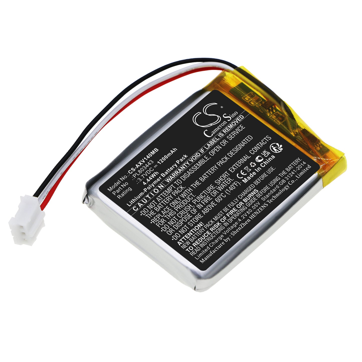 CS-AXV140MB Replacement Battery – Compatible with Video Monitor 140