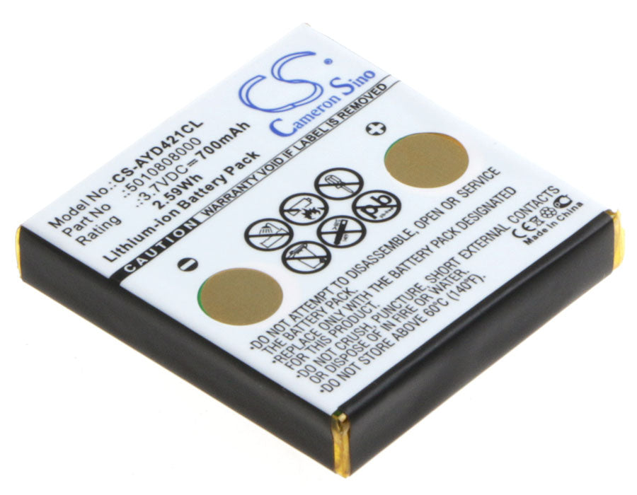 3.7V 700mAh/2.59Wh Li-ion Cordless Phone Battery for Avaya