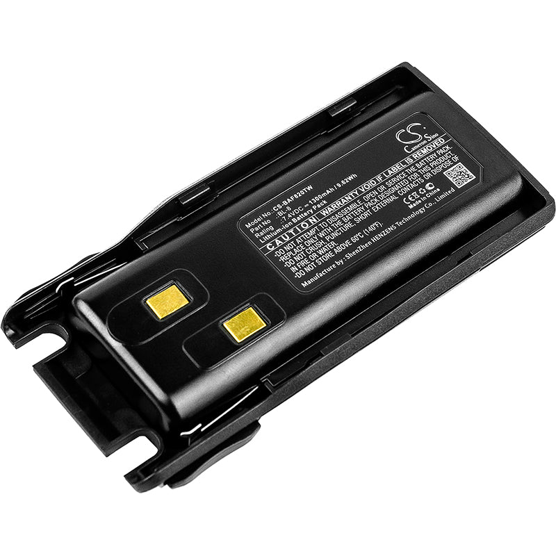 7.4V 1300mAh/9.62Wh Li-ion Two-Way Radio Battery for Baofeng