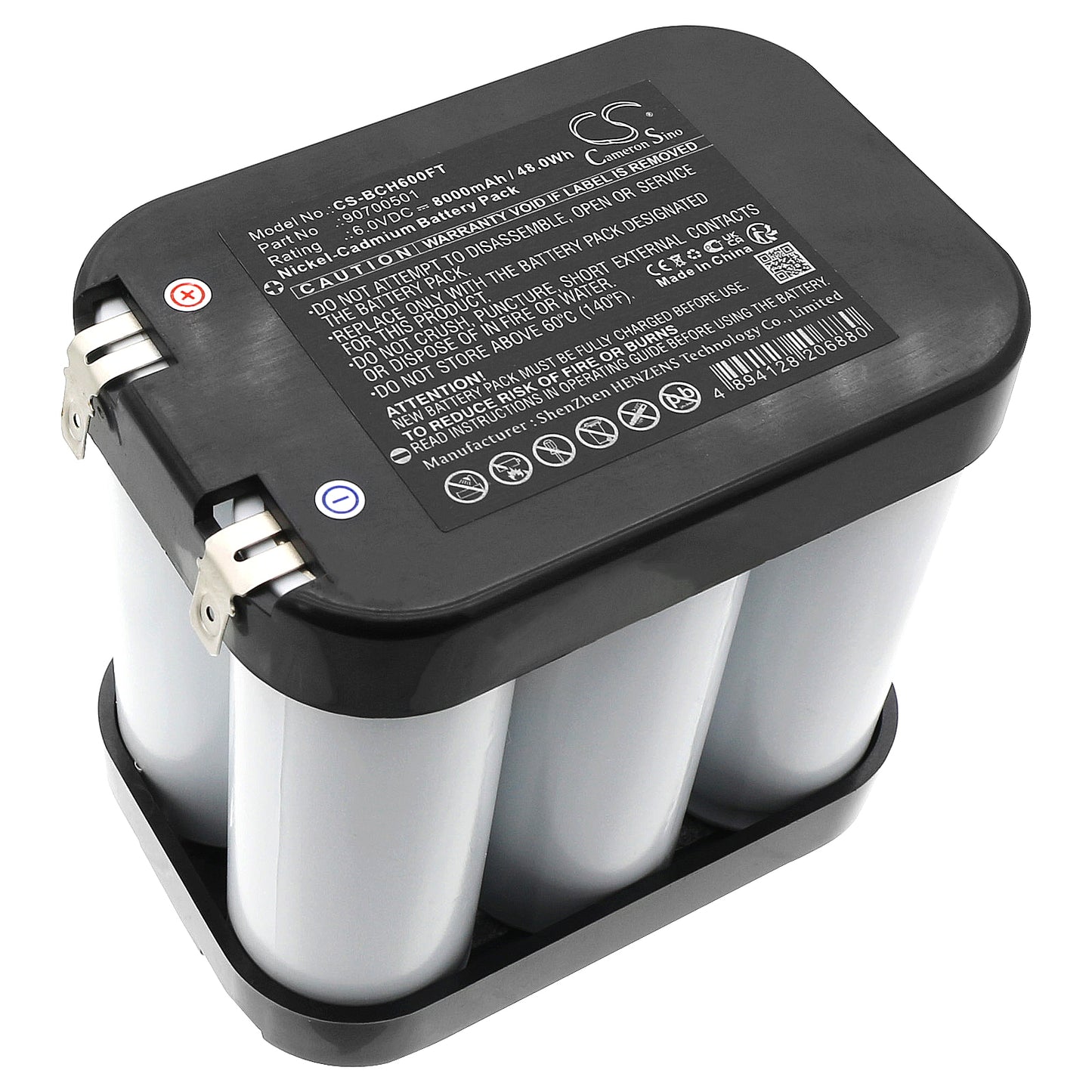 CS-BCH600FT Replacement Battery – Compatible with Eisemann B6008, Eisemann Halo 6