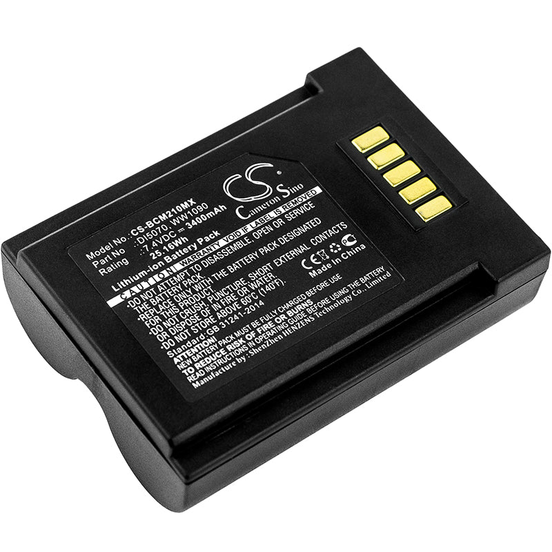 7.4V 3400mAh/25.16Wh Li-ion Medical Battery for BCI