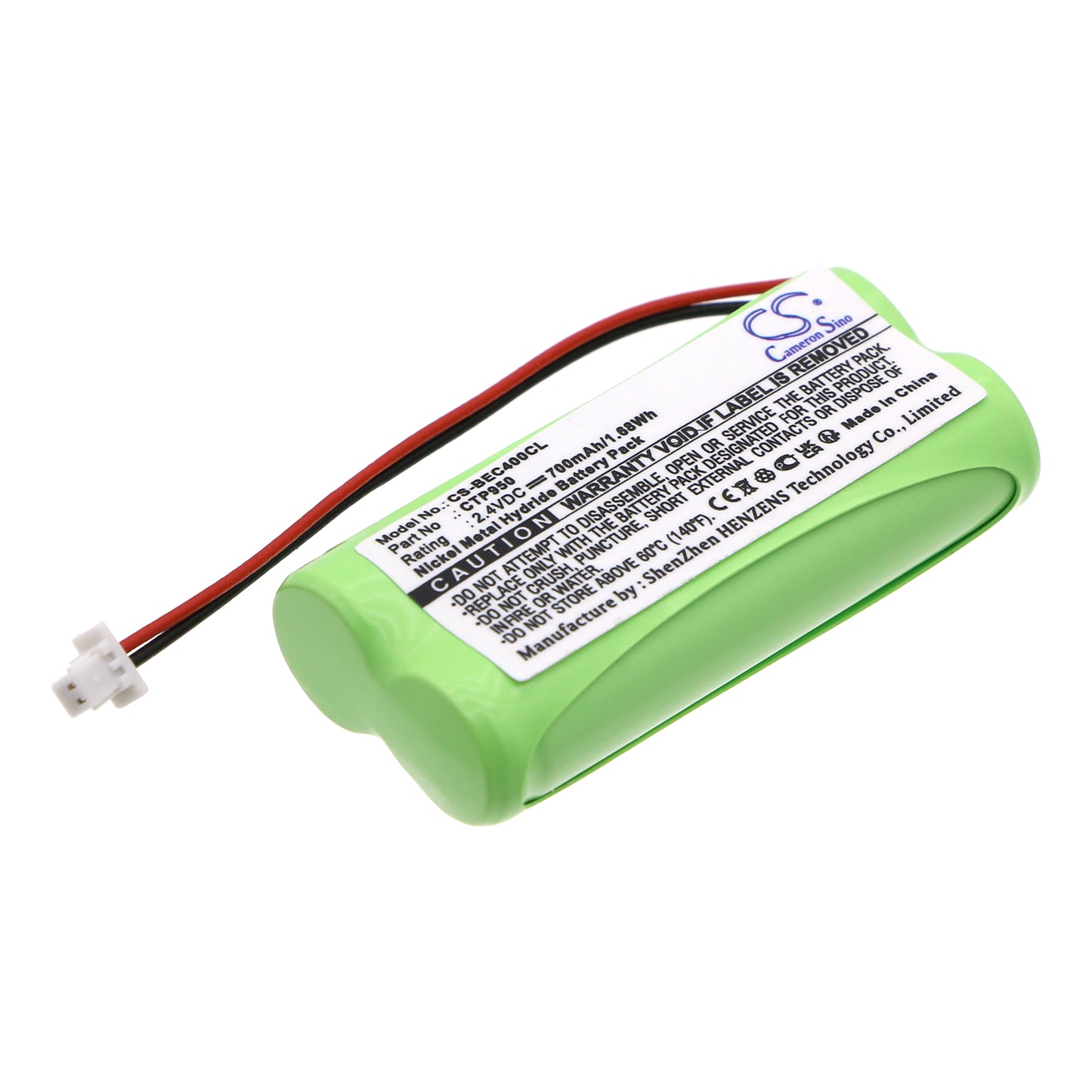 2.4V 700mAh/1.68Wh Ni-MH Cordless Phone Battery for Bang & Olufsen