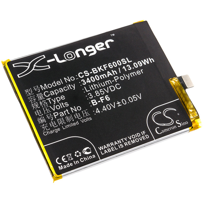 3.85V 3400mAh/13.09Wh Li-Polymer Mobile/SmartPhone Battery for VIVO
