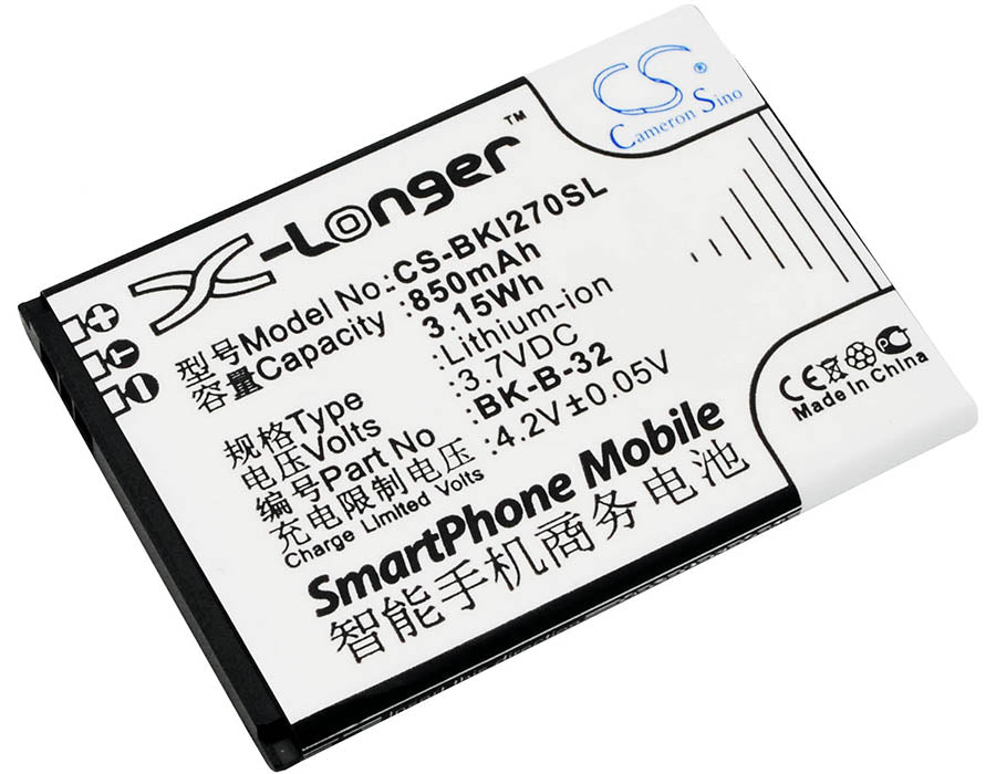 3.7V 850mAH/3.15Wh Li-ion Mobile/SmartPhone Battery for BBK