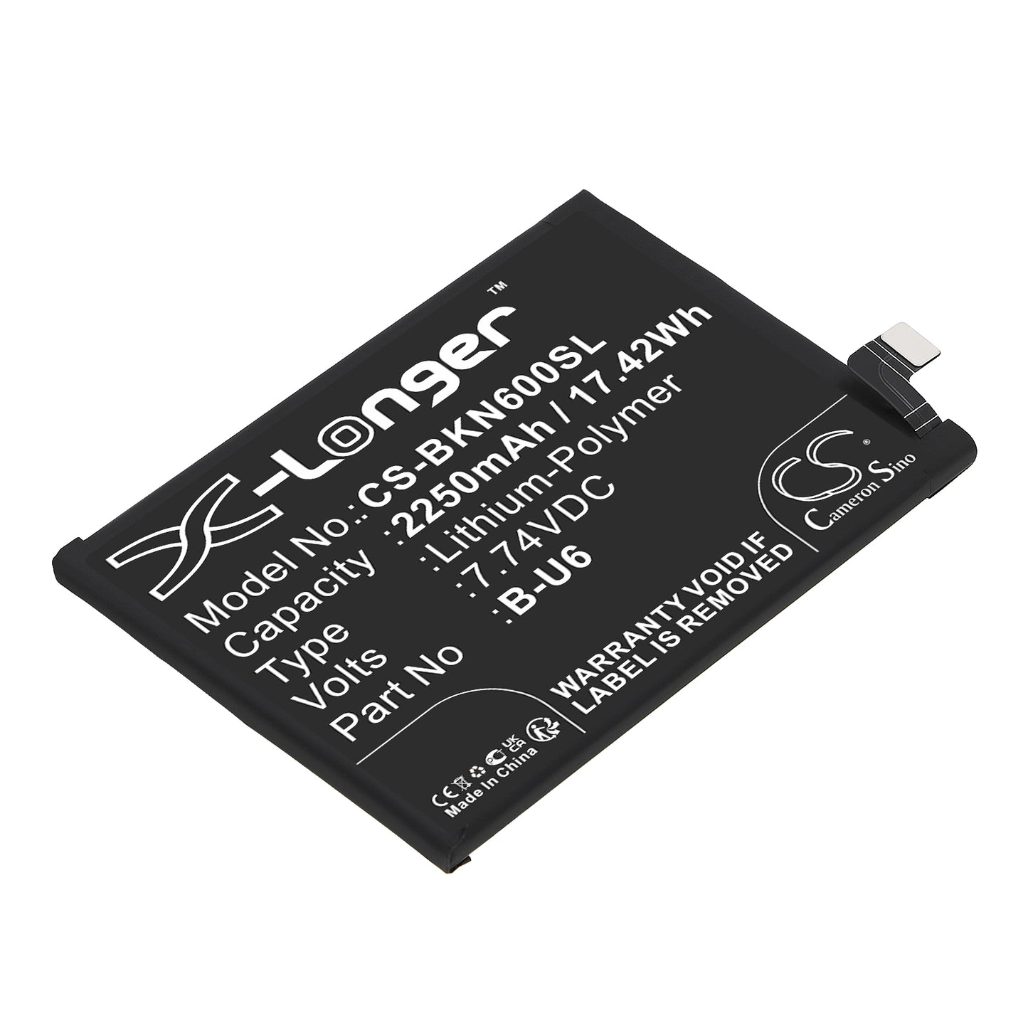 CS-BKN600SL Replacement Battery – Compatible with iQOO Neo6 SE 5G, V2199A