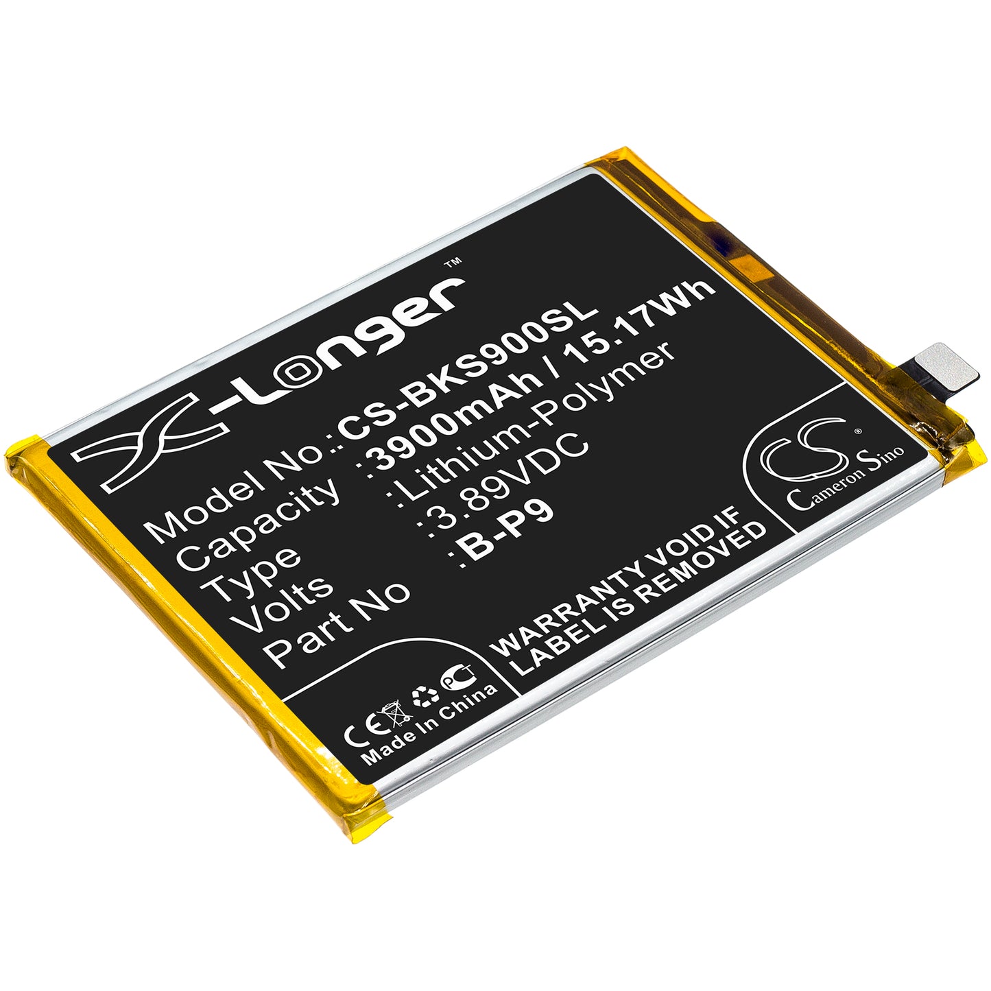CS-BKS900SL Replacement Battery – Compatible with S9, V2072A