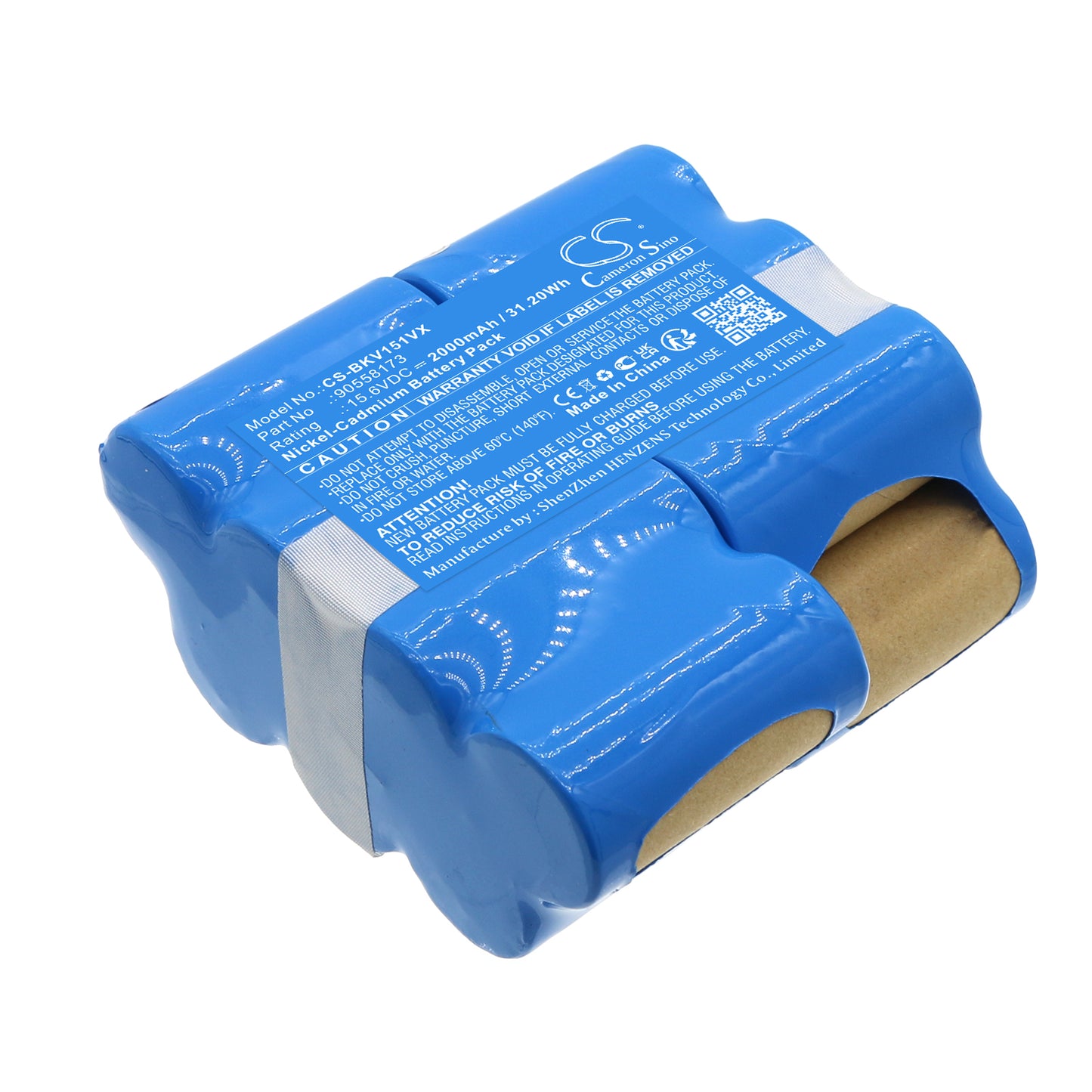 CS-BKV151VX Replacement Battery – Compatible with 15.6V DustBuster, CHV1510