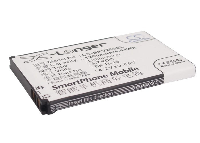 3.7V 1200mAh/4.44Wh Li-ion Mobile/SmartPhone Battery for BBK