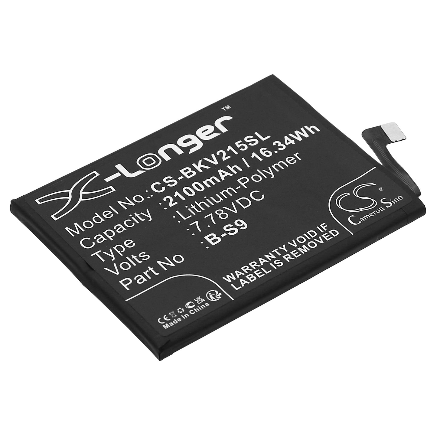 CS-BKV215SL Replacement Battery – Compatible with I2109, iQOO 9 SE 5G, IQOO Neo 5s, Neo 5S 5G, V2154A