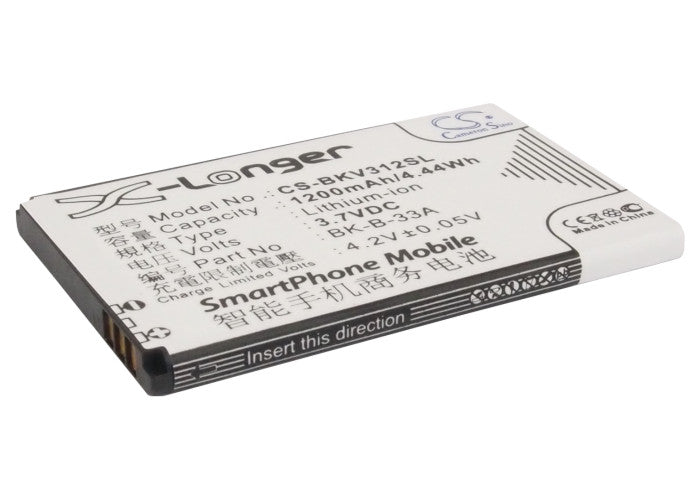 3.7V 1200mAh/4.44Wh Li-ion Mobile/SmartPhone Battery for BBK