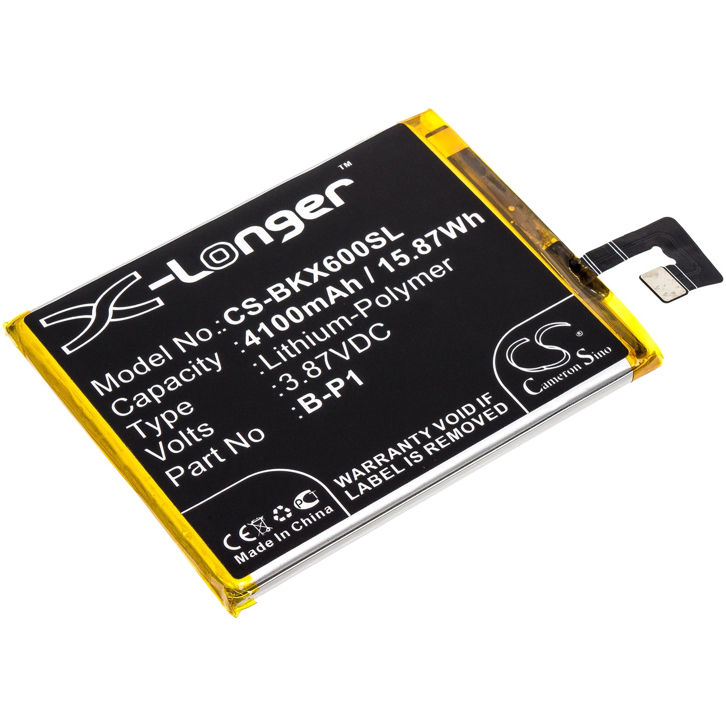 CS-BKX600SL Replacement Battery – Compatible with V2047, V2047A, X60 Pro, X60 Pro 5G