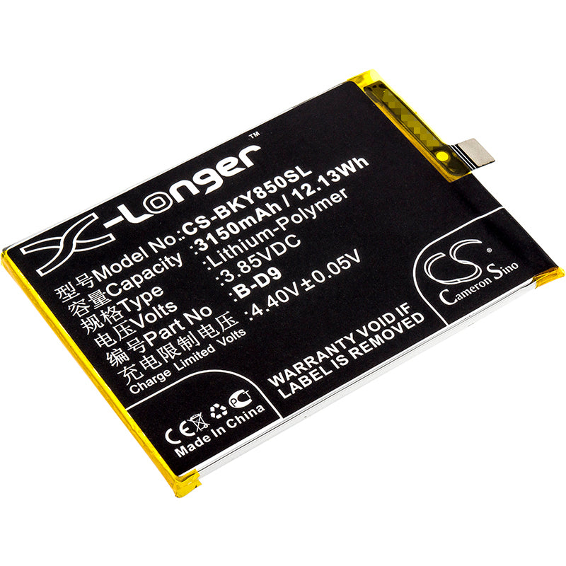 3.85V 3150mAh/12.13Wh Li-Polymer Mobile/SmartPhone Battery for VIVO
