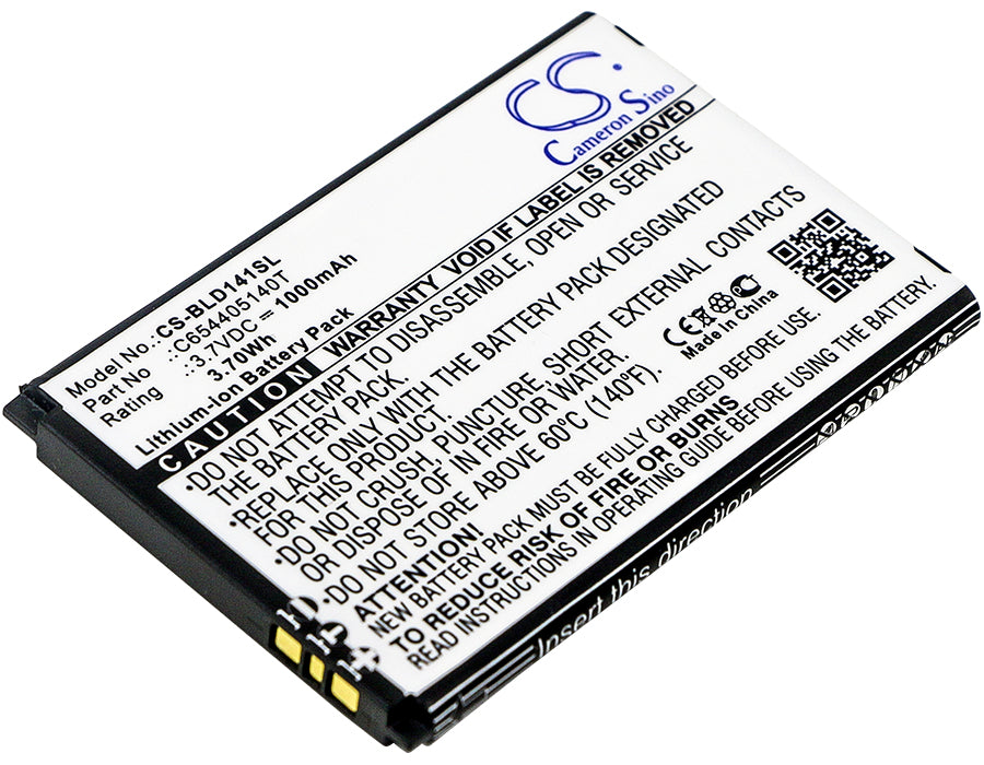 3.7V 1000mAh/3.70Wh Li-ion Mobile/SmartPhone Battery for BLU