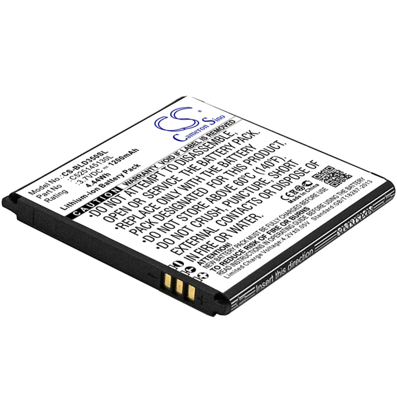 3.7V 1200mAh/4.44Wh Li-ion Mobile/SmartPhone Battery for BLU