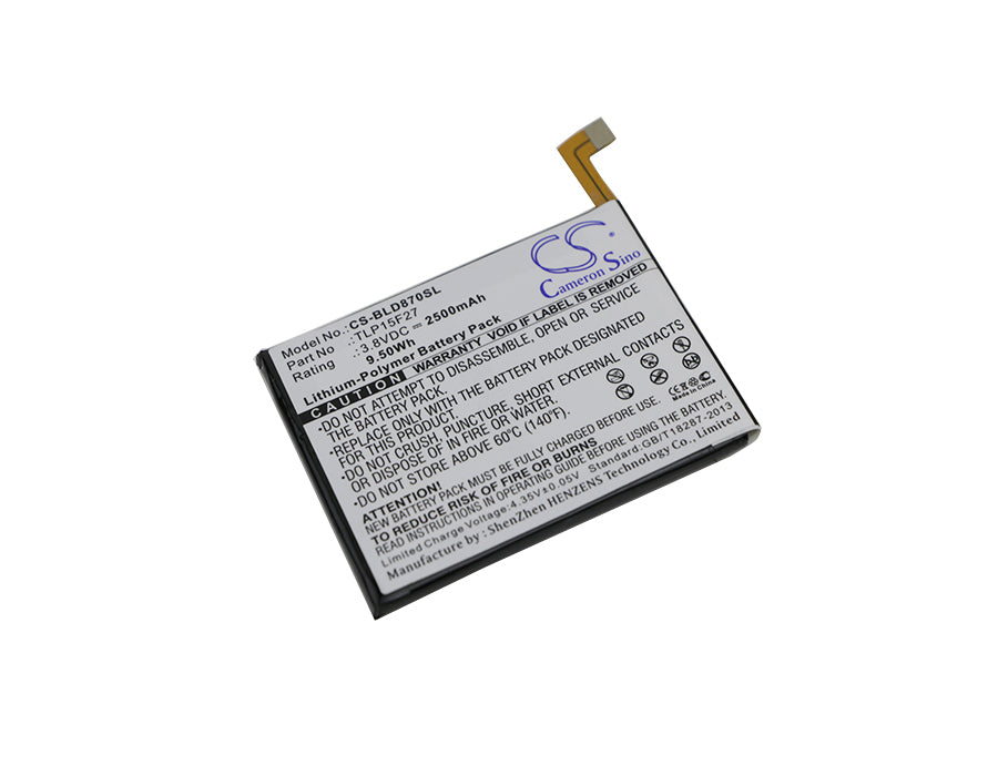 3.8V 2500mAh/9.50Wh Li-Polymer Mobile/SmartPhone Battery for BLU