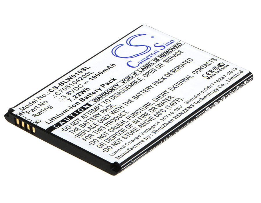 3.8V 1900mAh/7.22Wh Li-ion Mobile/SmartPhone Battery for BLU