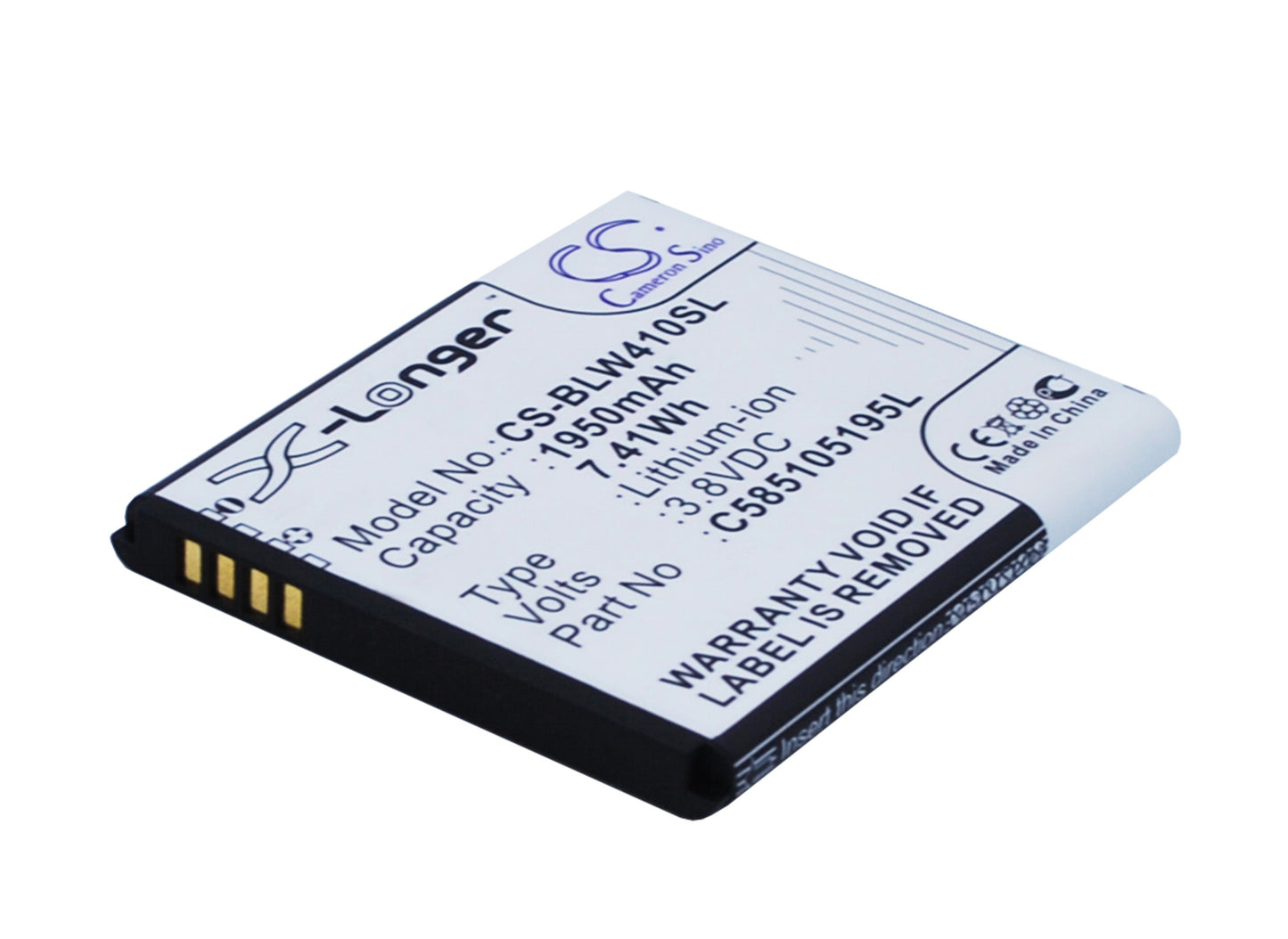 3.8V 1950mAh/7.41Wh Li-ion Mobile/SmartPhone Battery for Karboon