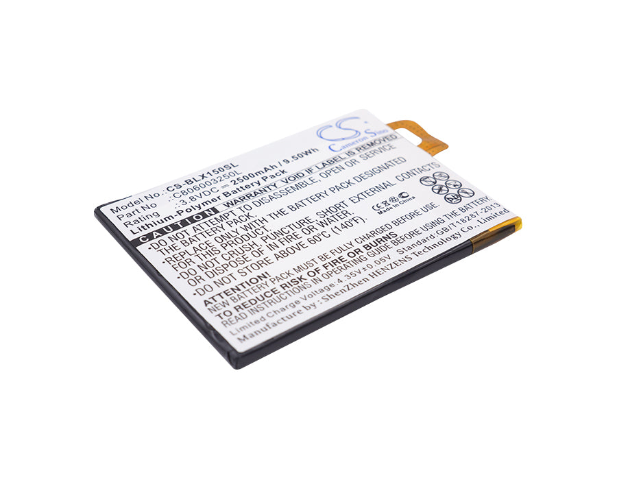 3.8V 2500mAh/9.50Wh Li-Polymer Mobile/SmartPhone Battery for BLU