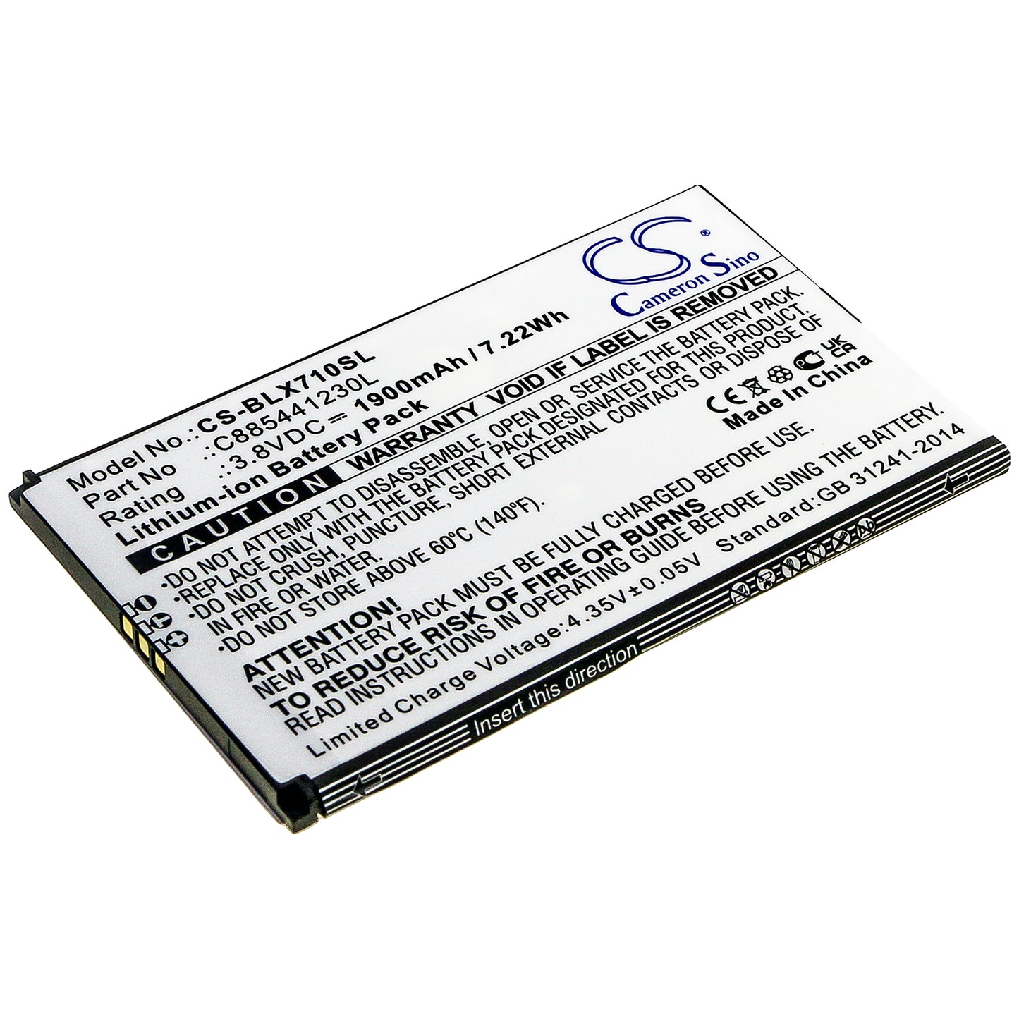 CS-BLX710SL Replacement Battery – Compatible with D710L, D710U, Dash XL