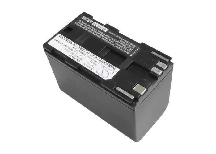 7.4V 6600mAh Li-ion Camera Battery for Canon