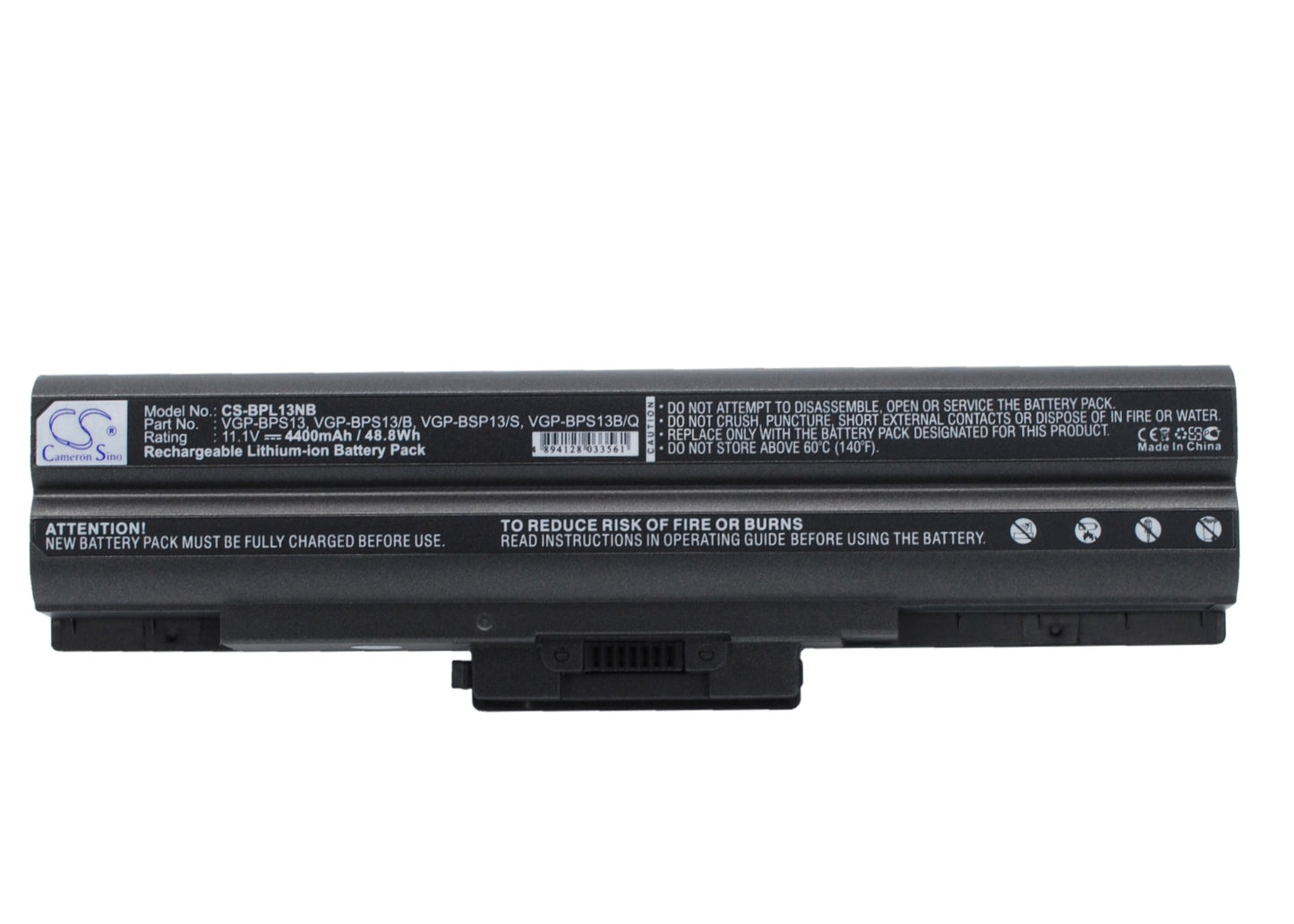 11.1V 4400mAh Li-ion Notebook/Laptop Battery for Sony