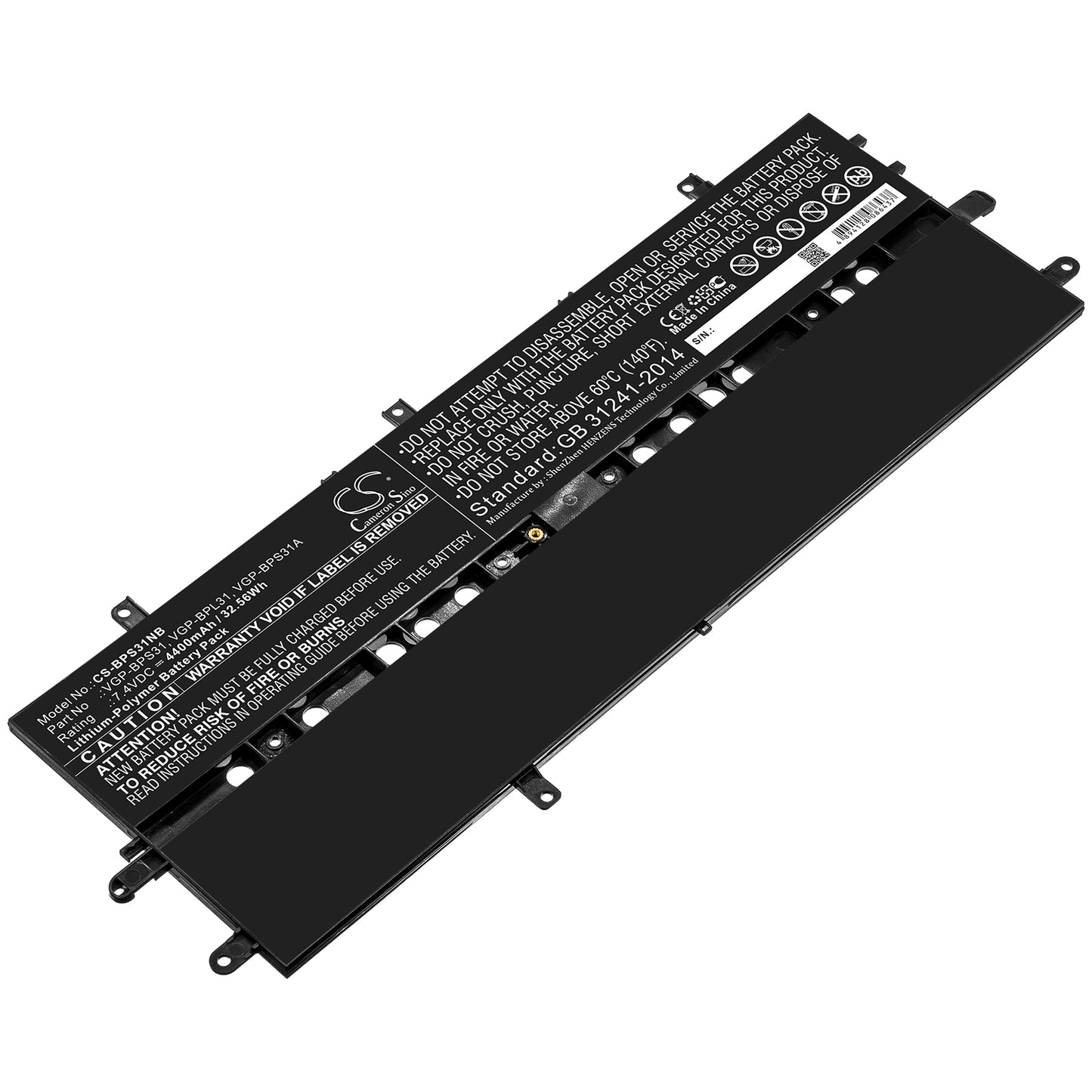 CS-BPS31NB Replacement Battery – Compatible with SVD11213CX, SVD11213CXB, SVD11215CA, SVD11215CAB, SVD11215CG, SVD11215CGB, SVD11215CH, SVD11215CHB, SVD11215CN, SVD11215CNB, SVD11215CVB, svd-11215cvb, SVD11215CW/B, SVD11215CXB, SVD11216PA, SVD11216PAB, SVD11216PGB, SVD11217SC, SVD112190X, SVD1121BPX, SVD1121BPXB, SVD11225CYB, SVD112290X, SVD1122APX, SVD1122APXB, VAIO Duo 11, Vaio Duo 11 SVD1121Q2EB, Vaio Duo 11 SVD11223CXB
