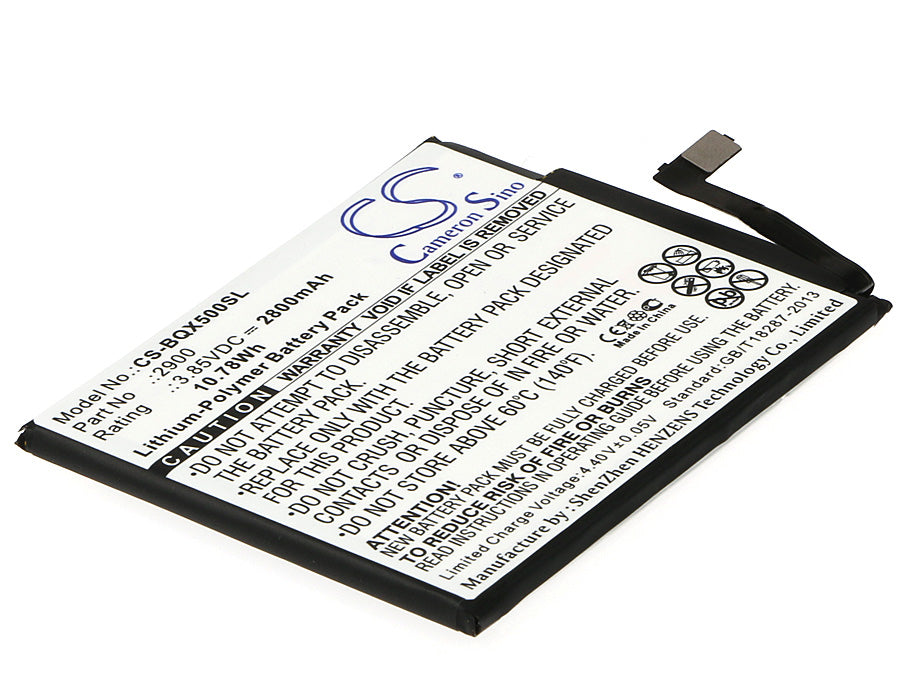 3.85V 2800mAh/10.78Wh Li-Polymer Mobile/SmartPhone Battery for BQ